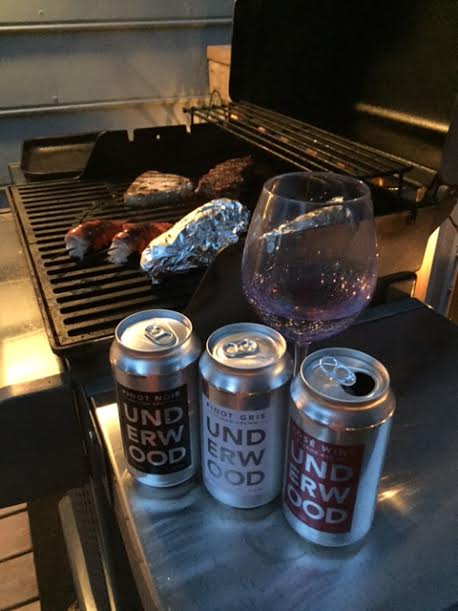 canned wine and grill